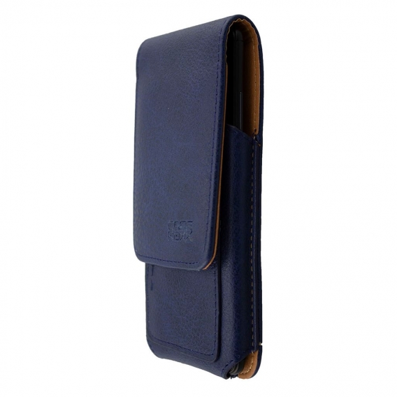 caseroxx Outdoor Handy Tasche passend für Samsung Galaxy J7 Prime 2 mit drehbarem Gürtelclip in blau