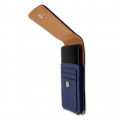 caseroxx Outdoor Handy Tasche passend für HOMTOM S7 mit drehbarem Gürtelclip in blau