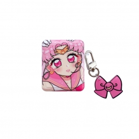 More about Anime Sailor Moon Hülle Chibiusa Schutzhülle für Apple AirPods 1/2 Case Mit Bogenknoten Pendant Geschenk