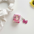 Anime Sailor Moon Hülle Chibiusa Schutzhülle für Apple AirPods 1/2 Case Mit Bogenknoten Pendant Geschenk