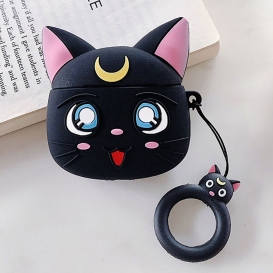 More about Cute Luna Sailor Moon 3D Cute Hülle für Apple Airpods 1/2 Case Silikon Anti-fall Back Cover Ornamente Geschenk