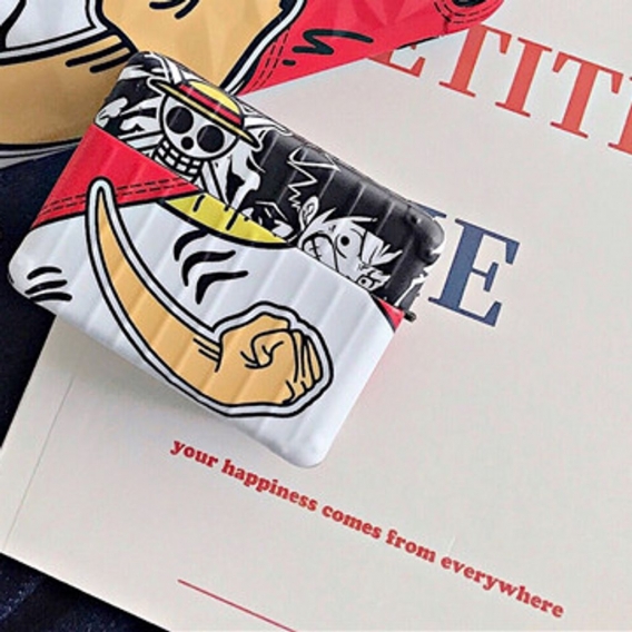 Anime One Piece Luffy Graffiti IMD Hülle Schutzhülle für Apple AirPods 1/2 Case Geschenk