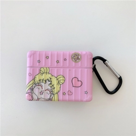 More about Anime Sailor Moon Tsukino Usagi IMD Hülle Schutzhülle für Apple AirPods 1/2 Case Geschenk Rosa