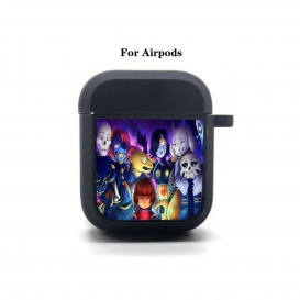 More about Funny Undertale Frisk Sans Hülle für Apple Airpods 1/2 Anti-fall Papyrus Silikon Cover Geschenk Schwarz 02