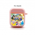 Süß Sailor Moon Minako Aino Hino Rei Hülle für Apple Airpods 1/2 Hülle Silikon Soft Cover Geschenk Rosa 03