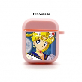More about Süß Sailor Moon Hülle für Apple Airpods 1/2 Hülle Silikon Soft Back Cover Geschenk Rosa 02