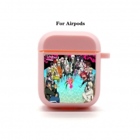 More about Funny Danganronpa: Trigger Happy Havoc Hülle für Apple Airpods 1/2 Hülle Silikon Cover Geschenk Rosa 02