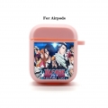 Anime Bleach Paradise Lost Hülle Schutzhülle für Apple AirPods 1/2 Case Geschenk Rosa