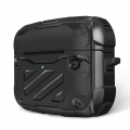Kopfhoerer-Schutzhuelle kompatibel mit AirPods 3 True Wireless Kopfhoerer Aufbewahrungsbox Ladehuelle Abdeckung Reise-Tragebox