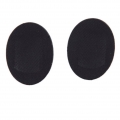 Ein Paar schwarze Ersatz-Ohrmuscheln für Triport TP-1/TP-1A & Around Ear AE1 Kopfhörer