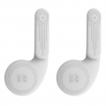 Silikon Ohr Muffs für Quest 2 Headset Ohr Abdeckung Schutz, Sound Verstärkung Noise Reduction Ohrhörer Zubehör Farbe Grau