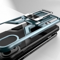 iPhone XR Schutzhülle, LaimTop Dual Layer mit Ständer Militäre Fallschutz Hülle für iPhone XR Roségold