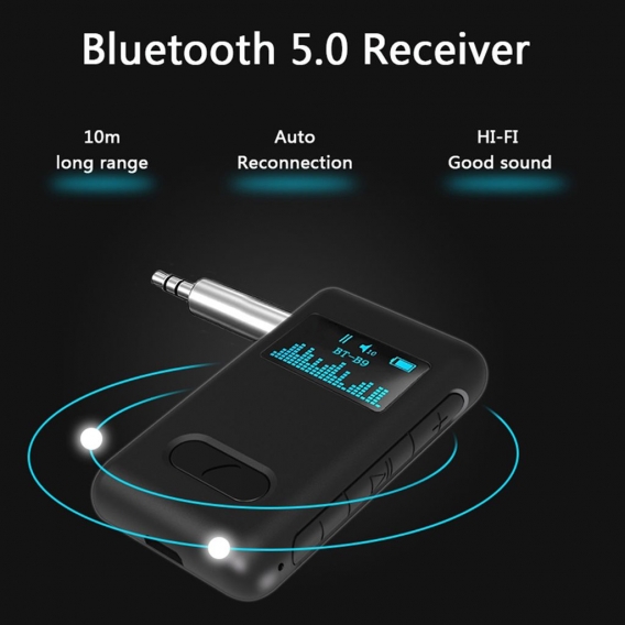BT-B9 Auto Stereo Bluetooth Empfänger 3,5mm AUX Audio Adapter mit Mic Stecker und Spielen Hände-Freies für Kopfhörer home-Audio-