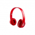 Sunix On-Ear Kopfhörer Ohrhörer Kabelgebunden Klang 3,5mm Aux-Eingang komaptibel mit Smartphones Android & iOS in Rot