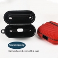 AcserGery Für AirPods 3 Kopfhörer-Hülle Wasserdichte Nylon-Stoff-Schutzbox mit Haken
