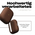 KeyBudz Artisan Series Leather AirPods Pro Case Natural Brown