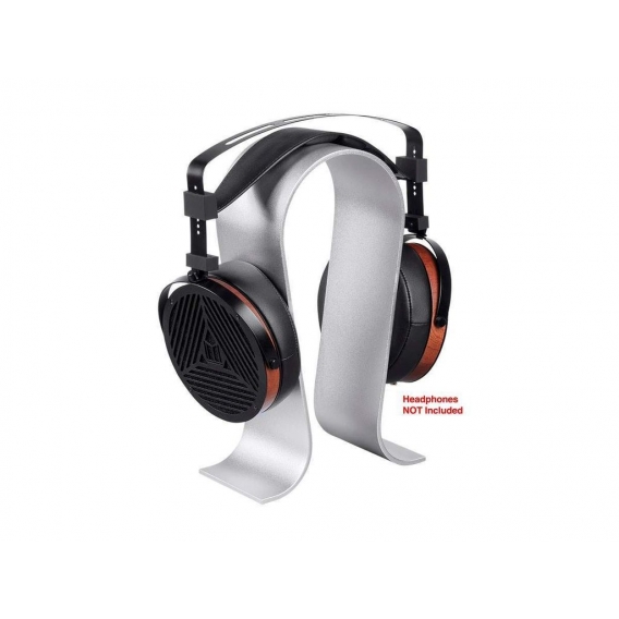 Kopfhörerständer von Monoprice - Silber, Vollaluminiumkonstruktion, solide und stabil, passend für die meisten Kopfhörer