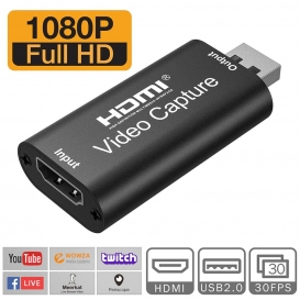More about Videoaufnahmekarte HDMI zu USB 2.0 Videoaufnahmekarte 1080P Video und Audio Capture Karte Videoaufzeichnung Live-Übertragungen