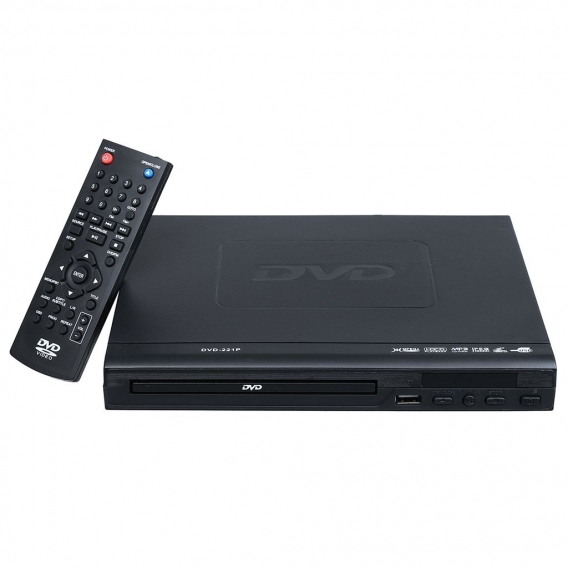 Digoo 110V-240V 15W LCD DVD Player Compact Multi Region Video HDMI CD USB 3.0 +