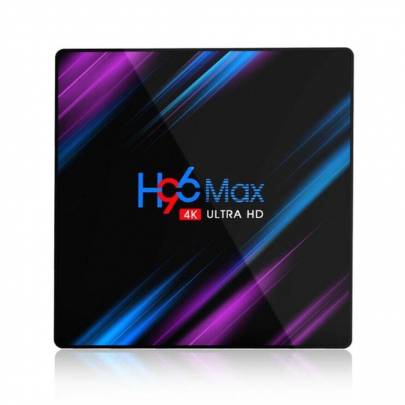 Android 10.0 H96 MAX TV-Box, Smart-Netzwerk-Set-Top-Box, 4K-Player 4GB+64GB