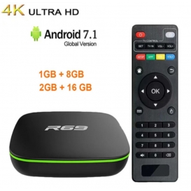 More about 2021 R69 TV-Box Android 7.1 Allwinner H3 Quad-Core 2G 16G 2,4 GHz WiFi 1080P HD Home Smart Media Player Set-Top-Box