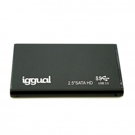 More about iggual IGG317006, HDD-Gehäuse, 2.5 Zoll, SATA, Serial ATA II, Serial ATA III, 5 Gbit/s, USB Konnektivität, Schwarz
