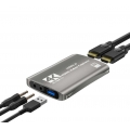 ANTCOOL 4K HDMI Video Capture Card, USB 3.0 Game Capture Card 1080P/60Hz Capture Adapter für Streaming, Unterricht, Videokonfere