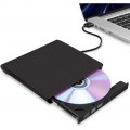 Externes CD DVD-Laufwerk/Brenner USB 3.0, tragbare CD DVD-/+RW Brenner und DVD/CD Lesegerät, Plug-and-play /niedriger Lärm, Slim
