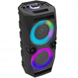 More about iDance DJX600 Party-Lautsprecher - Bluetooth Speakerr mit Disco-Licht - 600 Watt - mit Drahtlosem Mikrofon