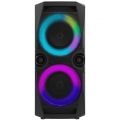 iDance DJX600 Party-Lautsprecher - Bluetooth Speakerr mit Disco-Licht - 600 Watt - mit Drahtlosem Mikrofon