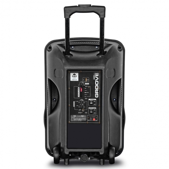 iDance Groove-420DJ Party-Lautsprecher - Bluetooth-Lautsprecher mit DJ-Mixer und Disco-Licht - 500 Watt - Mit 2 drahtlosen Mikro