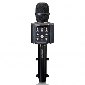 More about Lenco BMC-090BK - Karaoke Mikrofon mit Bluetooth - 5 Watt RMS Lautsprecher - Integrierter Akku - Lichteffekte - Handyhalter - US