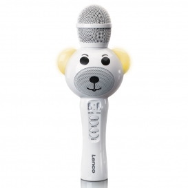 More about Lenco BMC-060WH - Karaoke-Mikrofon mit BT, SD-Slot, Beleuchtung, Aux-Ausgang- Weiß
