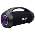 AKAI Bluetooth Lautsprecher 50W 354x144mm AUX IPX5 USB-C Radio 3000mAh SD USB
