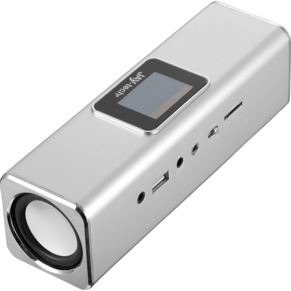 Jay-Tech MINI BASS CUBE SA106BT Bluetooth-Lautsprecher, 3 Watt RMS pro Kanal, USB 2.0