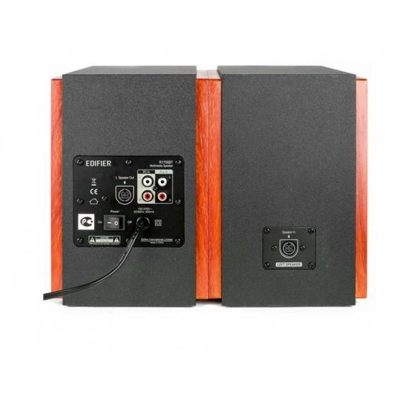 Edifier R1700BT - 2-Wege - Kabellos - 3.5mm/USB/Bluetooth - 66 W - 60 - 20000 Hz - Schwarz - Holz