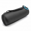 vhbw Tasche Hülle Case kompatibel mit JBL Flip 1, 2, 3, 4 Bluetooth Lautsprecher Box - schwarz, mit Tragegurt