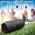Bluetooth Lautsprecher, 30W kabelloser Lautsprecher Wasserdichter IPX6 Tragbarer Bluetooth 5.0, 360° TWS Stereo Sound, Kabellos 