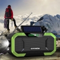 Solarradio, Multifunktions-Nothandgenerator für den Außenbereich, Bluetooth-Lautsprecher