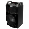 Aiwa KBTUS-700 Karaoke Trolley und 2 kabellose Mikrofonen, BT, Fernbedienung, Soundsystem, Party, Karaokemaschine, Lautsprecher,