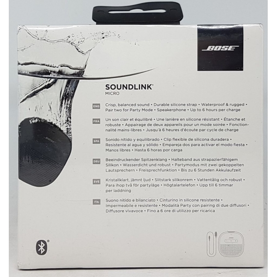 BOSE SoundLink Micro Bluetooth Lautsprecher, Schwarz