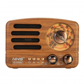 More about Holz Mini Radio Klein, Retro Radio mit bluetooth Lautsprecher, tragbares FM UKW Radio, Wiederaufladbares Radio, Basslautsprecher