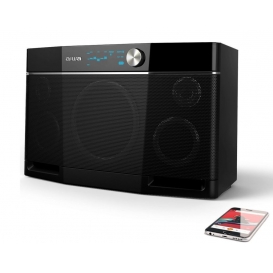 More about Aiwa Exos-9 Bluetooth Lautsprecher, 200 Watt tragbarer Party speaker, Kabellose, Stereo Sound, Verzerrungsfreie Laute Musik, NFC