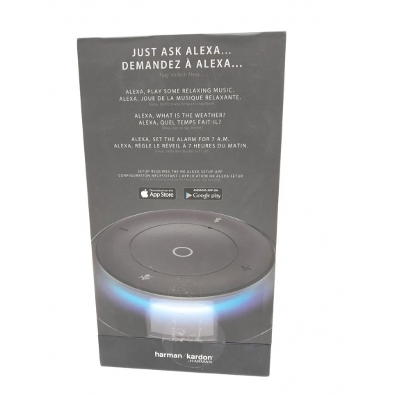 Harman Kardon Allure Portable - Sprachgesteuerte Bluetooth-Box mit Alexa-Integration - Tragbarer Lautsprecher mit modernen Licht