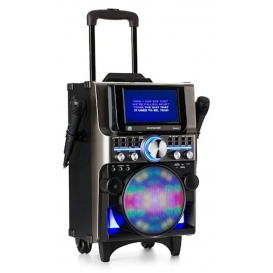 More about auna Pro DisGo Box 360 - Party Karaokeanlage, Karaoke-Player, 350 Watt max. 2 x Mikrofon, HDMI, Bluetooth, USB, Tablet-Halterung