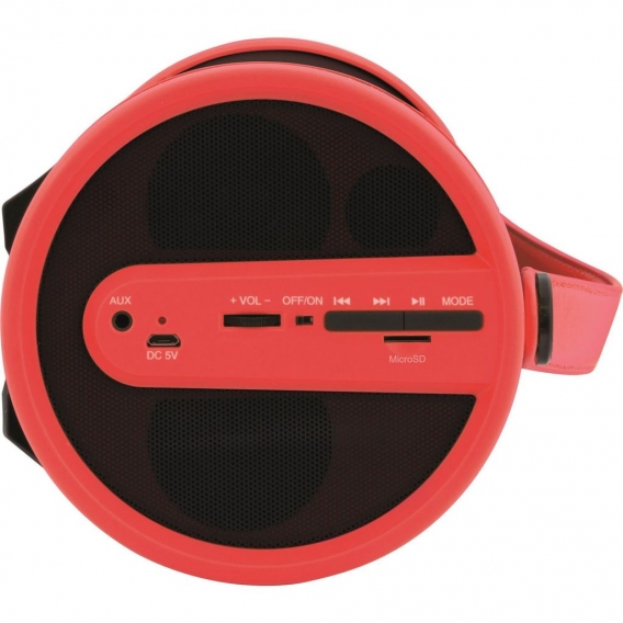 Imperial BEATSMAN Mobiler Bluetooth Lautsprecher Beatbox Speaker Radio rot