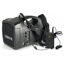 More about Vonyx ST012 tragbares PA Funk-System Body-Check-Mikro SMT USB BT MP3 12 Vdc Akku