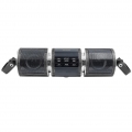 Wasserdichtes Motorrad MP3 Bluetooth FM Radio Stereo Lautsprecher Audio Musik Player Schwarz 600g