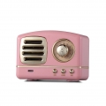 Optizium Tragbarer Retro Radio Rosa - 3W - 400 mAh - Bluetooth-Lautsprecher Soundbox Musikbox - Stereo Lautsprecher AUX-IN USB S