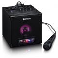 Lenco BTC-070BK - Bluetooth 5.0-Lautsprecher mit LED-Lichtanimation